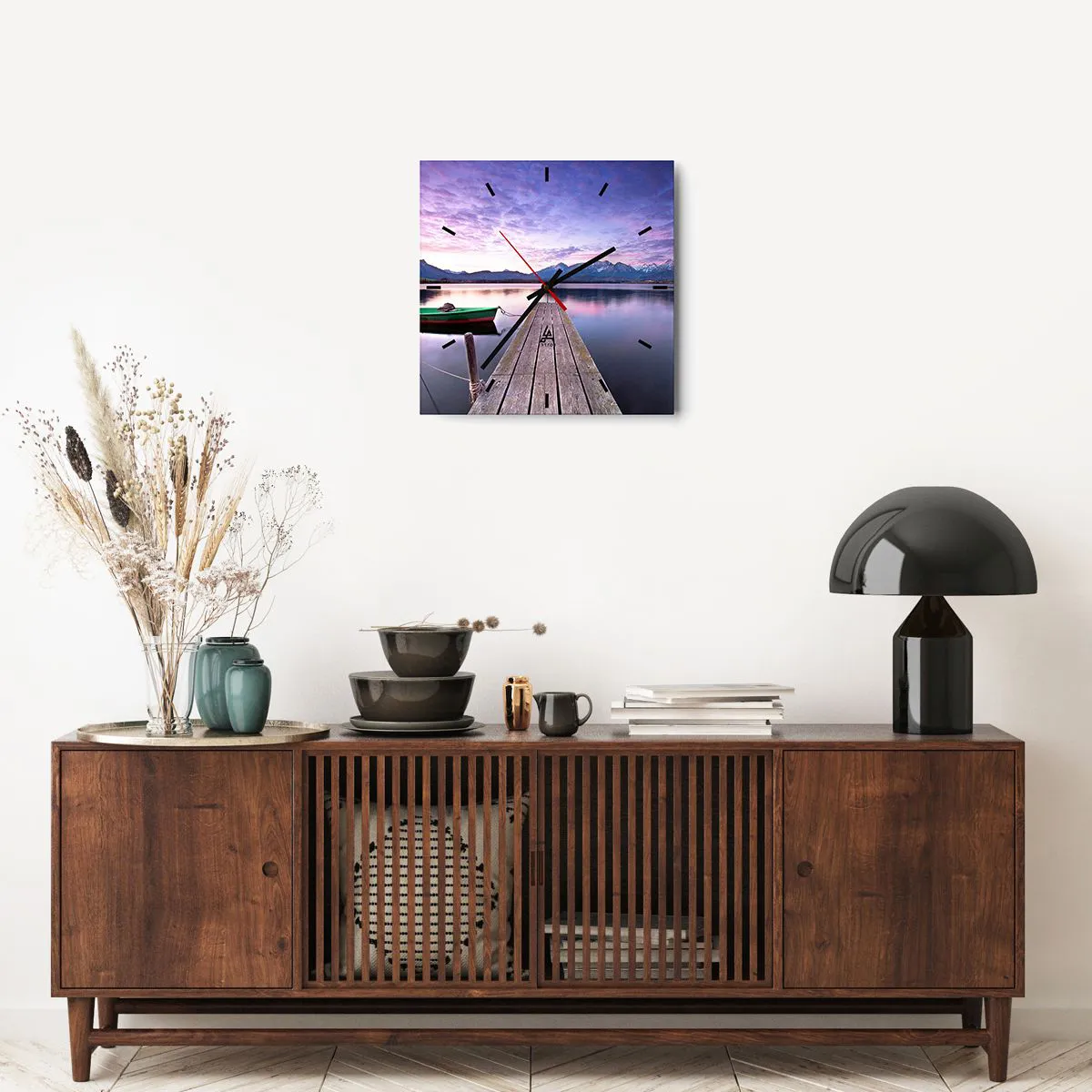 Nástěnné hodiny - Přátelské ticho - 40x40 cm