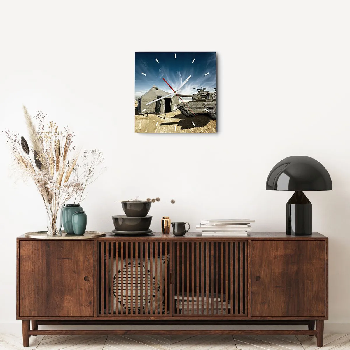 Nástěnné hodiny - Militantní sen - 40x40 cm