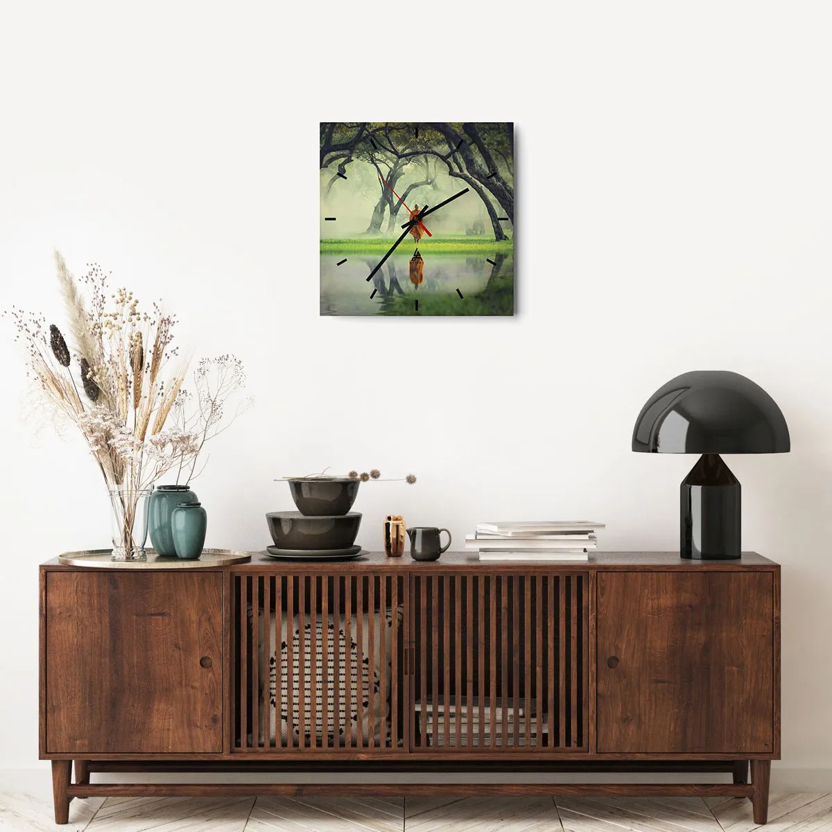 Vægur, Uret - På vej mod oplysning - 40x40 cm