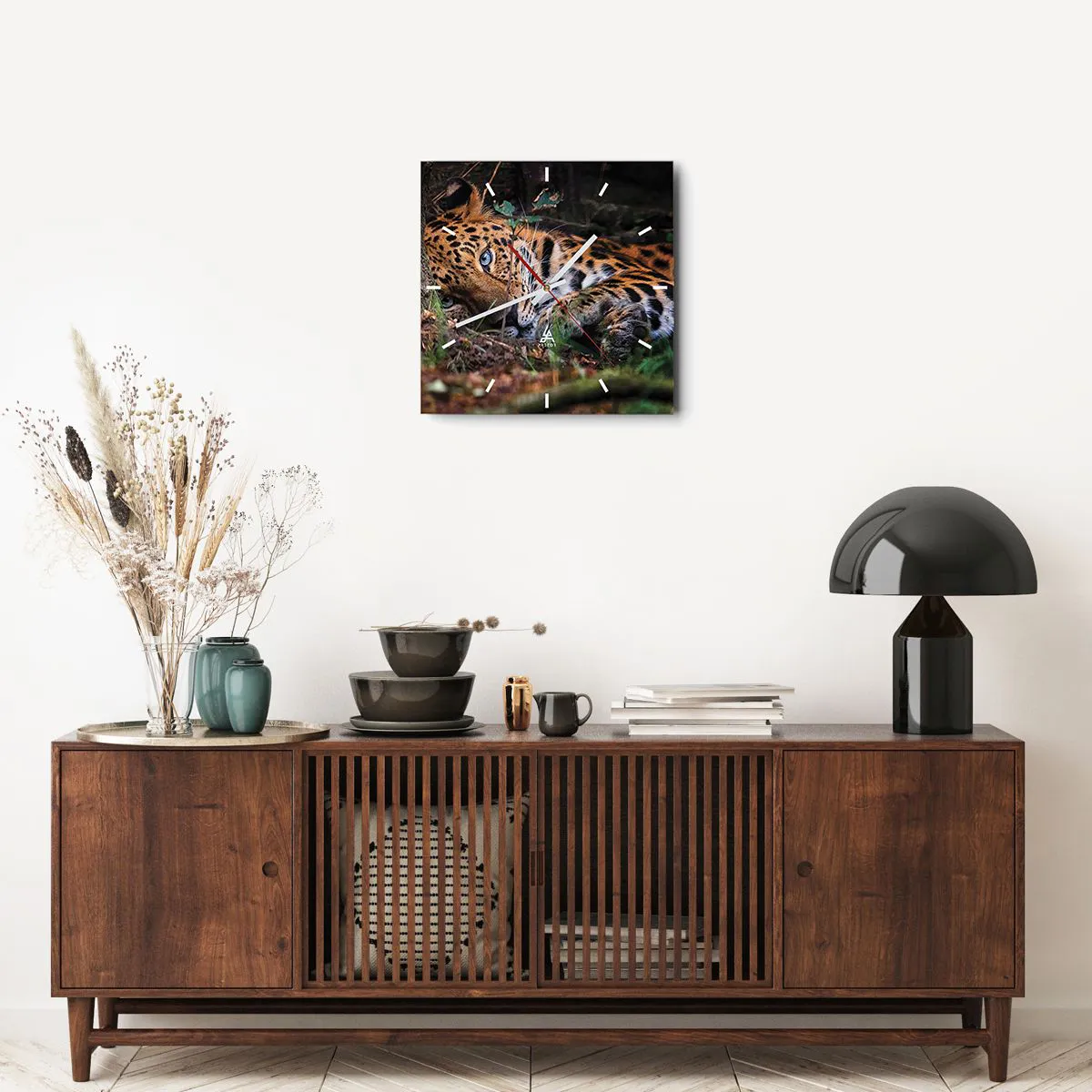 Ceas de perete - Ceas pe sticlă - Să ai încredere în mine - 40x40 cm