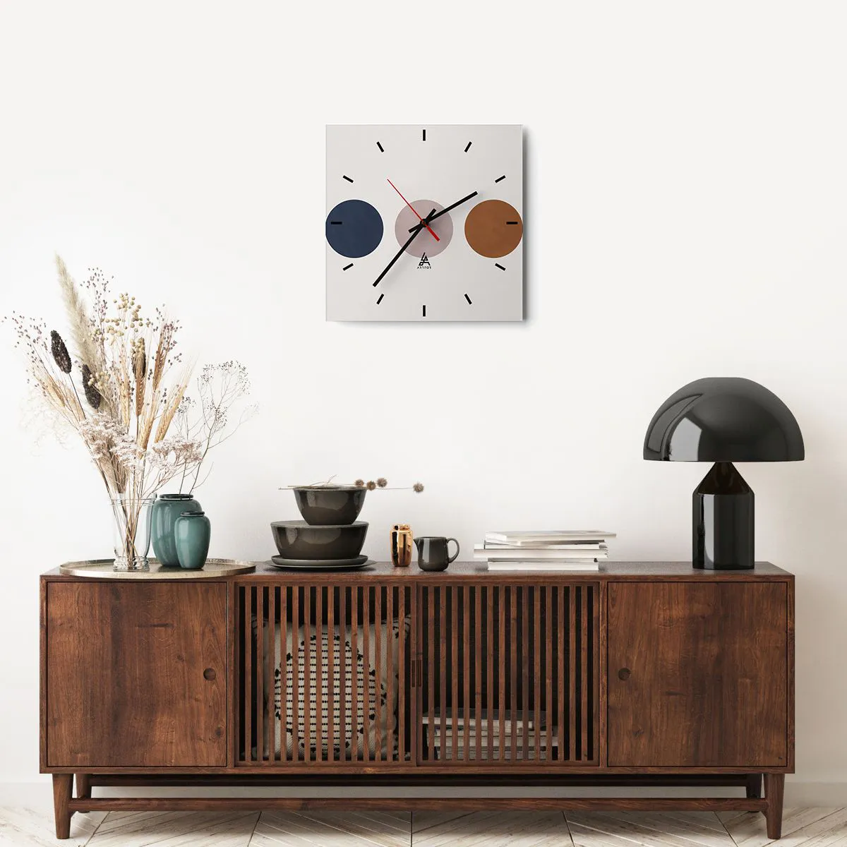 Zegar ścienny - Symbol doskonałości - 40x40 cm