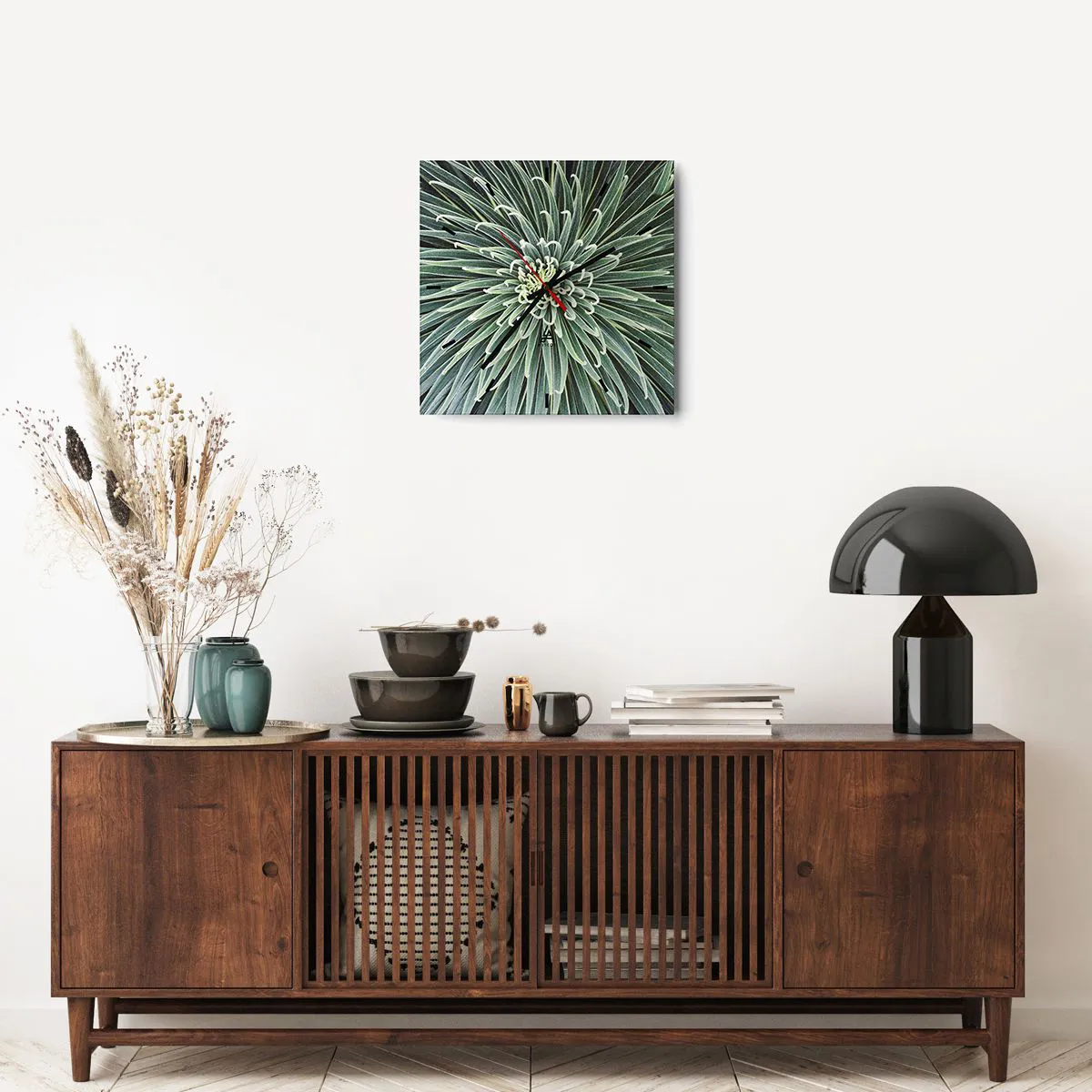 Wall clock - Clock on glass - Birth of a Star - 40x40 cm