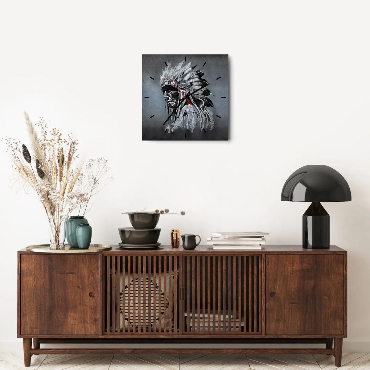 Horloge murale - Pendule murale - Retour aux sources - 40x40 cm