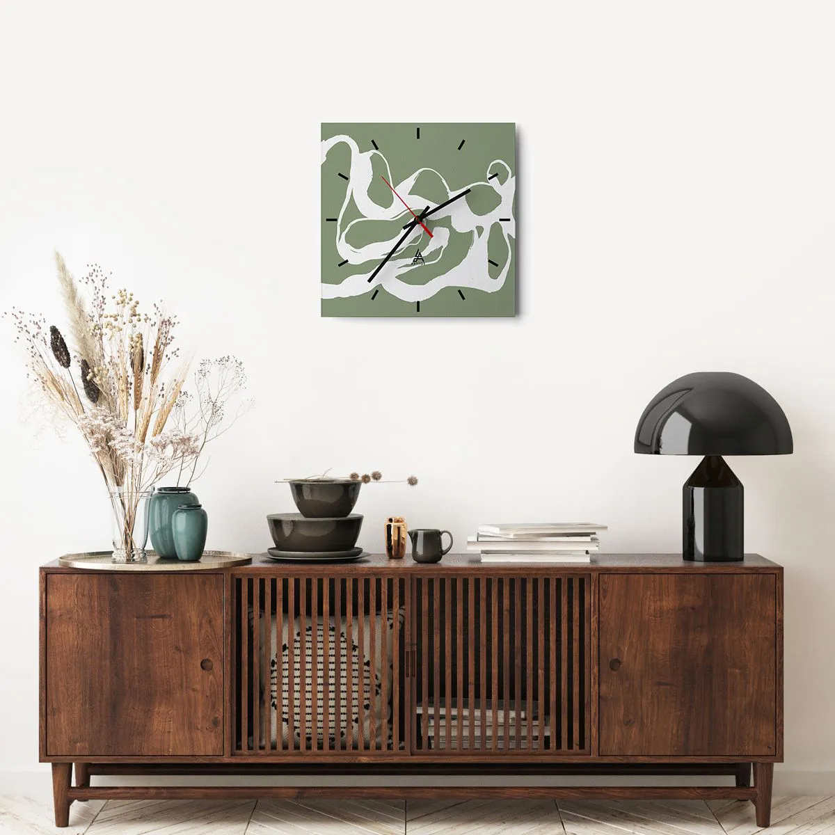 Zegar ścienny - Wołanie przestrzeni - 40x40 cm