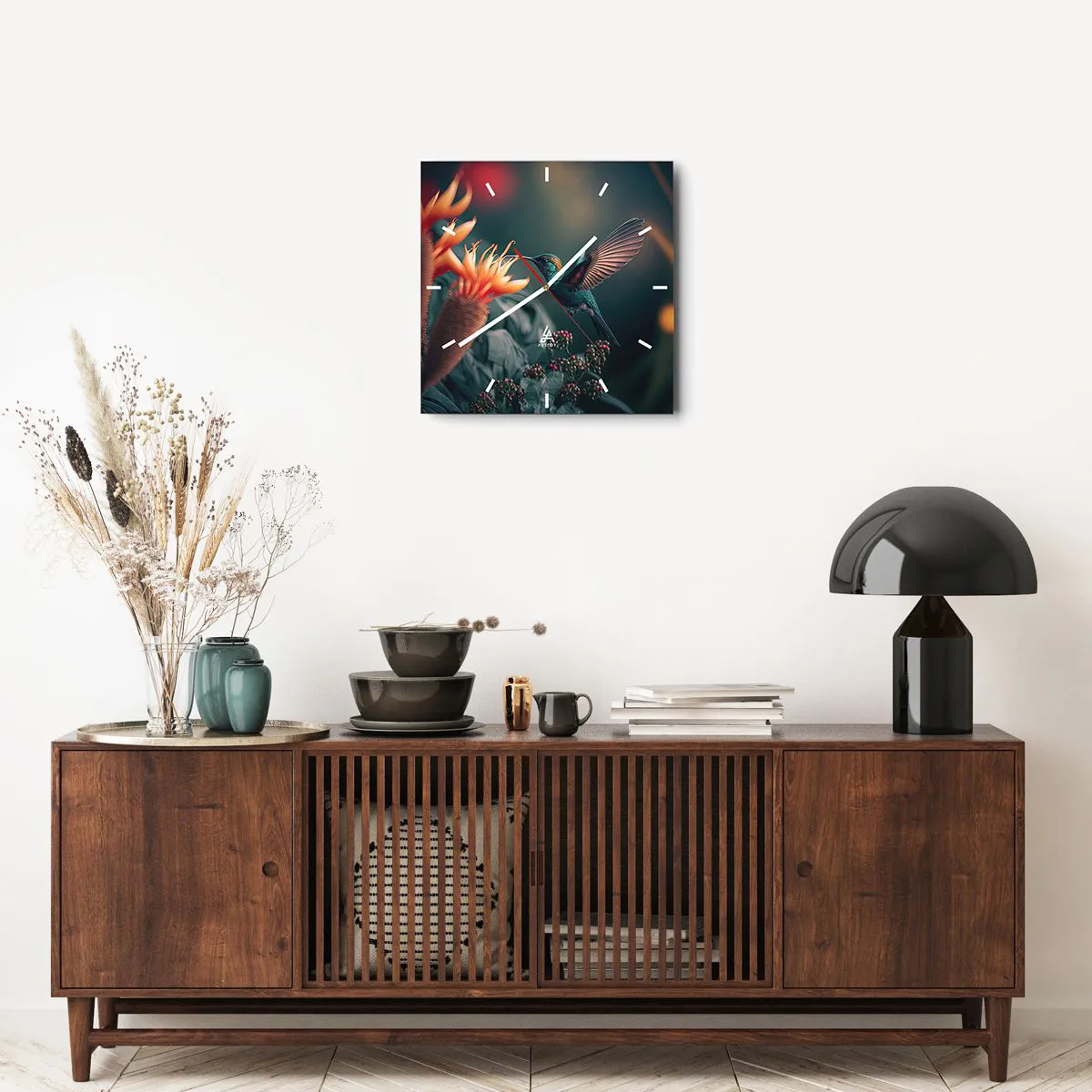 Zegar ścienny - naprawdę barwne życie - 40x40 cm