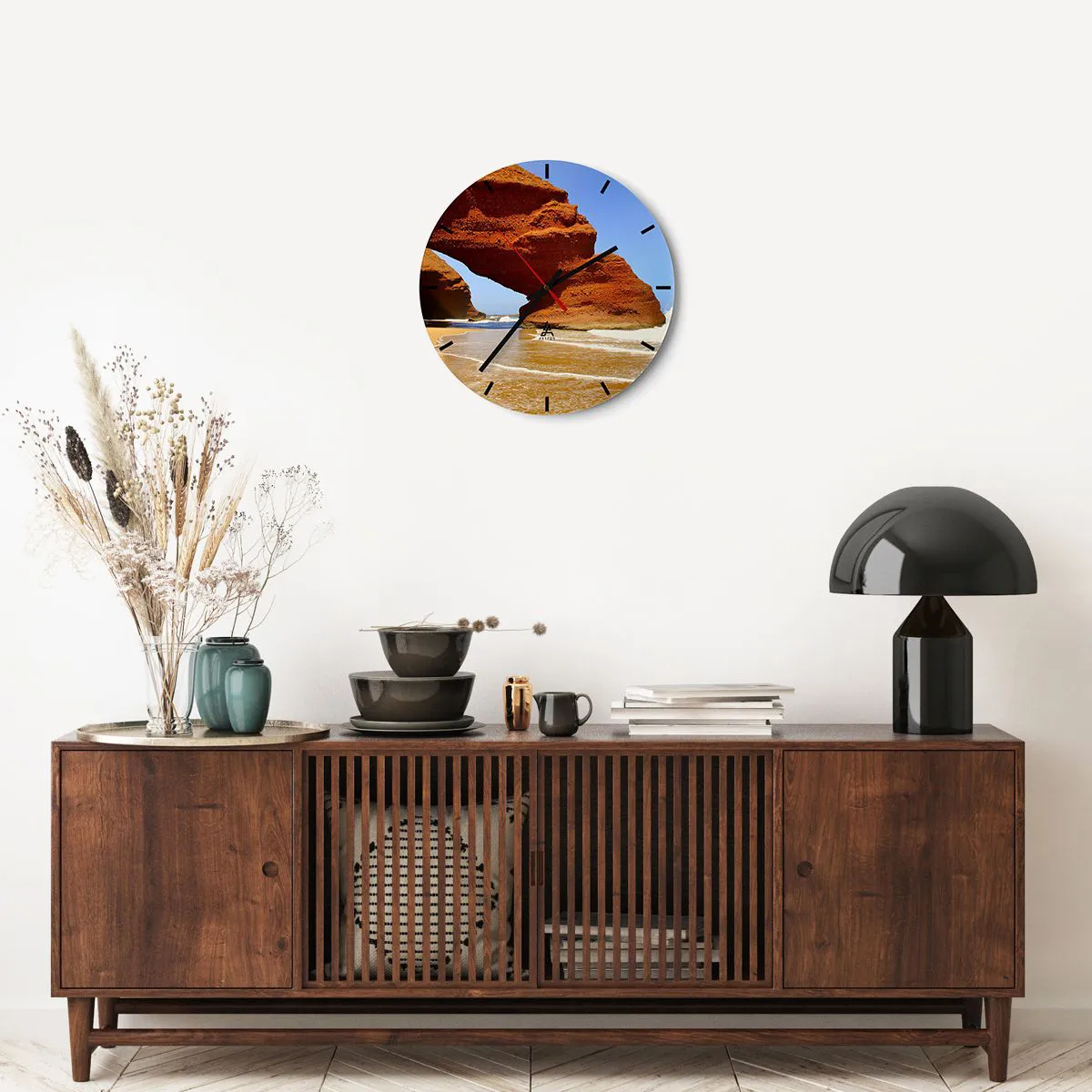 Vægur, Uret - Vand og vind i tusindvis af år - 40x40 cm