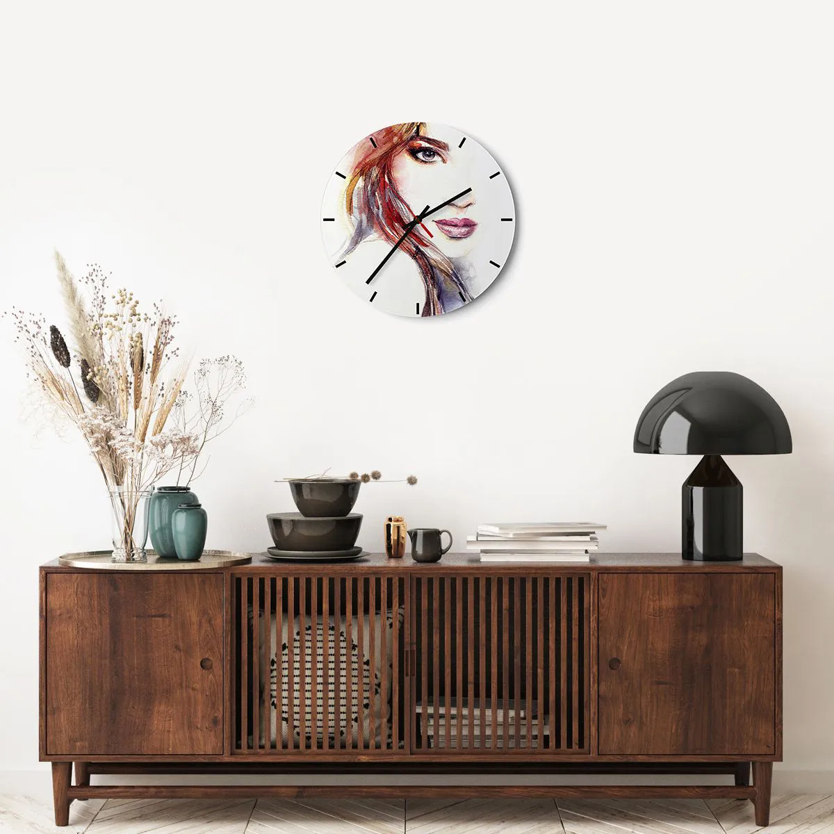 Nástěnné hodiny - Vademecum - pojď se mnou - 40x40 cm