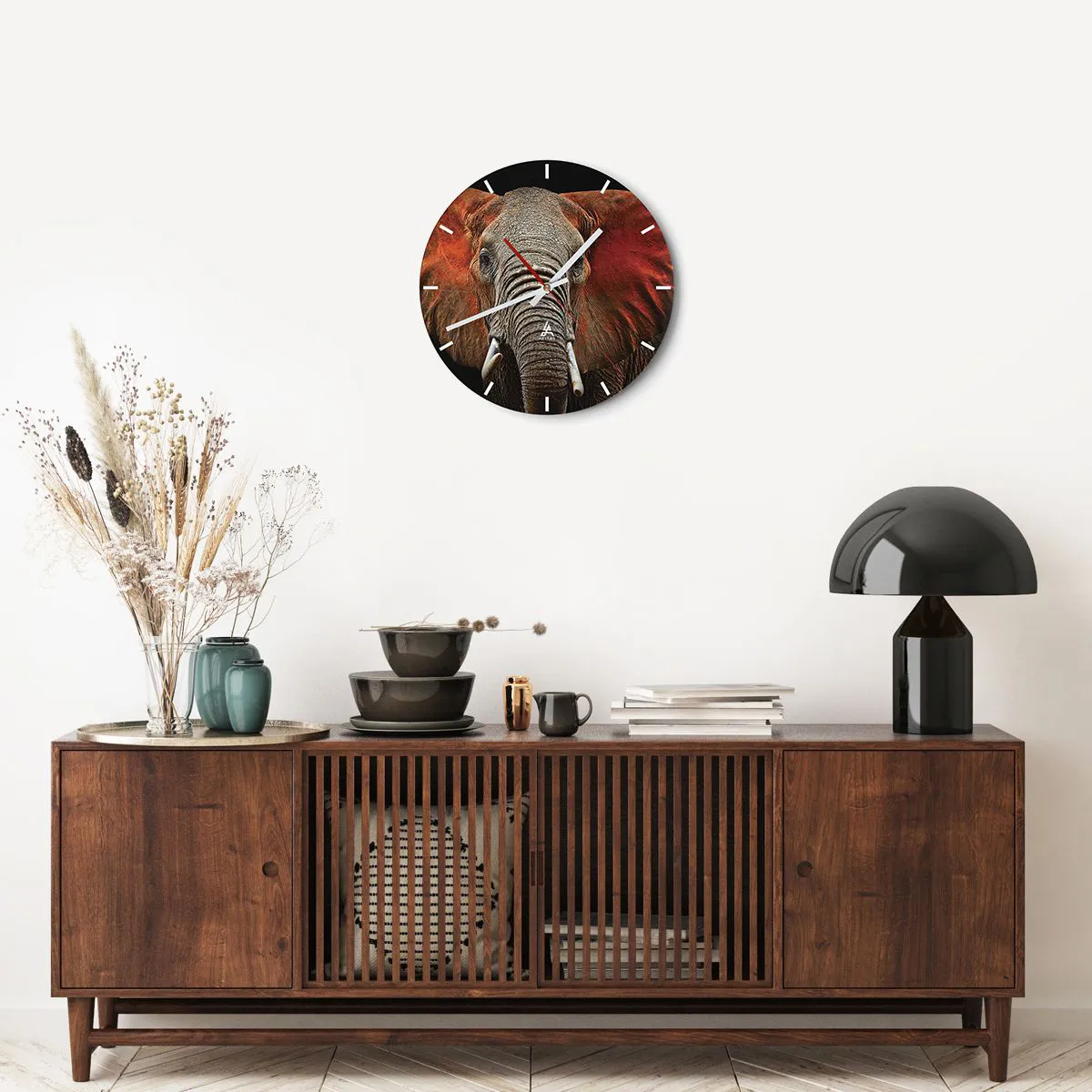 Vægur, Uret - Jeg er vild, er du? - 40x40 cm