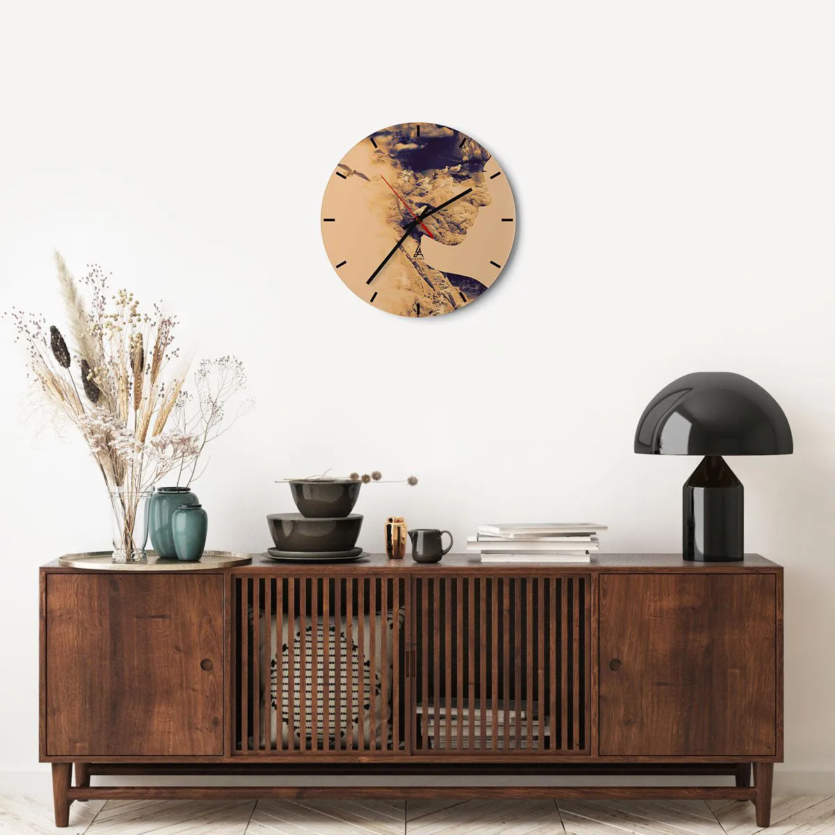 Falióra, Óra - Természetes szépség - 40x40 cm