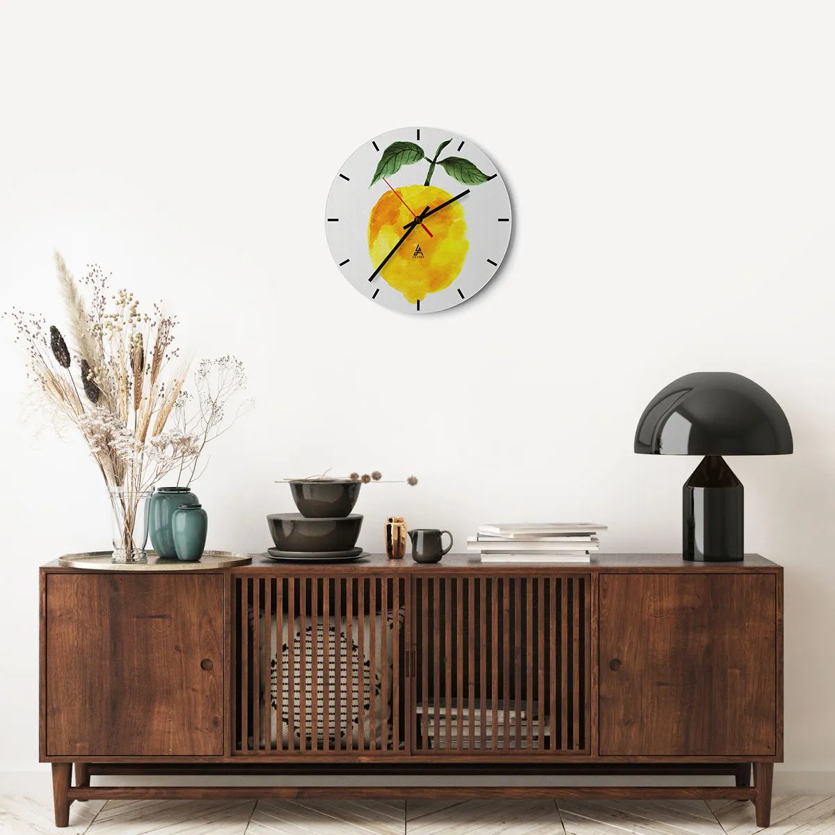 Zegar ścienny - Jak poznać smak słońca - 40x40 cm