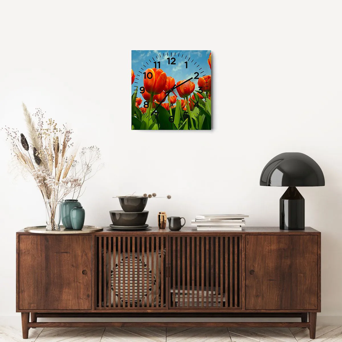 Orologio da parete - Orologio in Vetro - A loro non serve nulla oltre al cielo azzurro - 40x40 cm