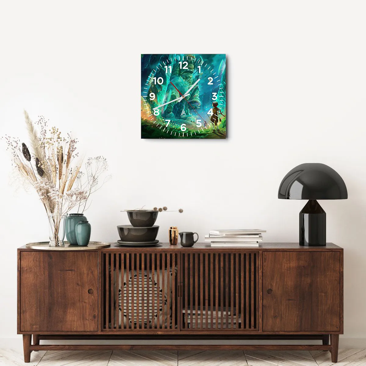 Vægur, Uret - Fra den store eventyrbog - 40x40 cm