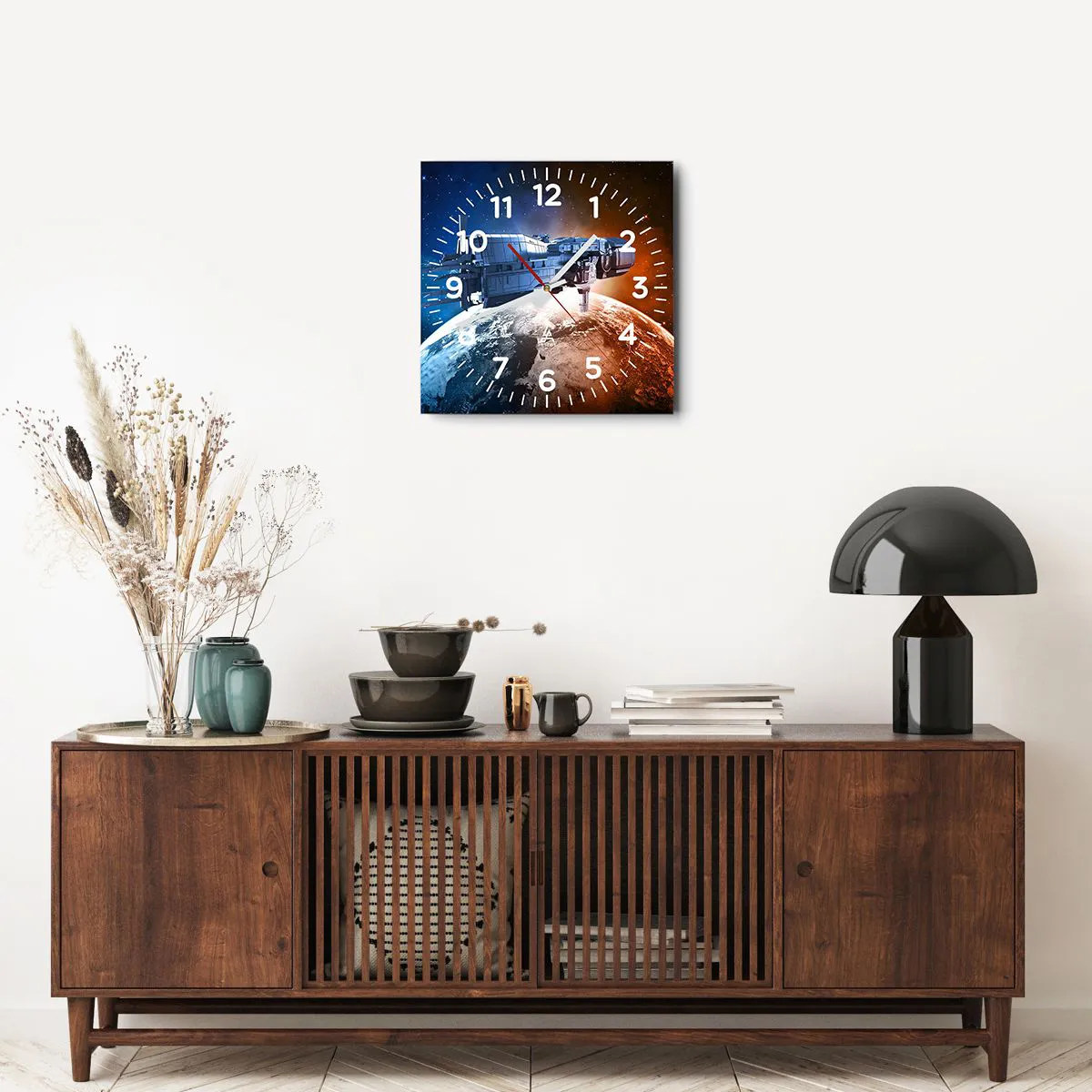 Falióra, Óra - Óvatos megfigyelő - 40x40 cm