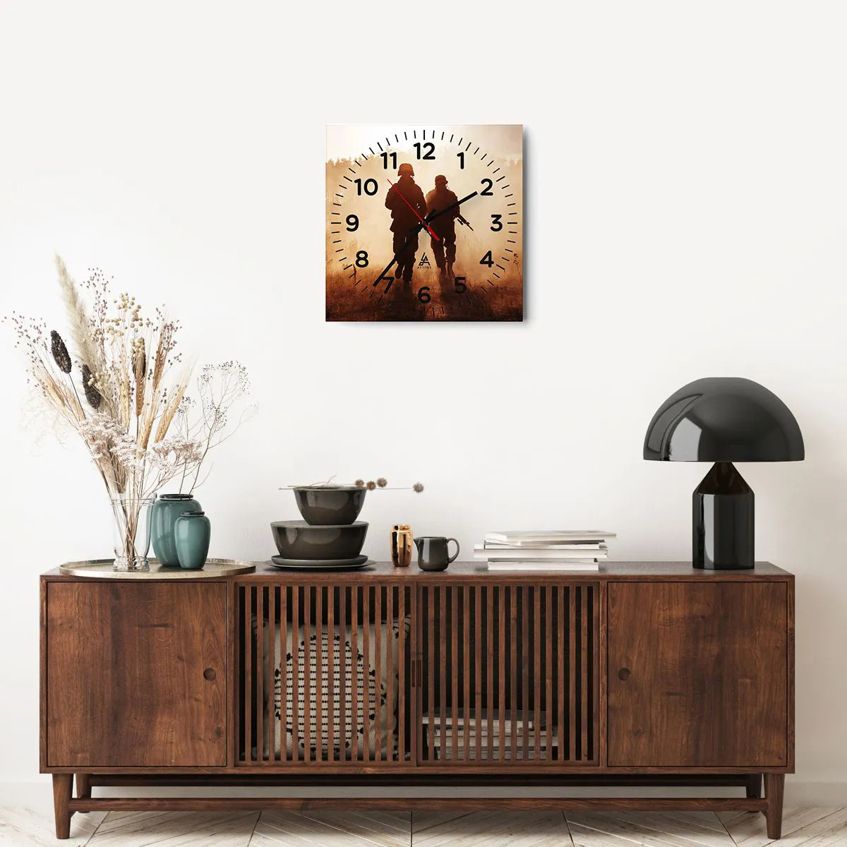 Relógio de parede - Relógio em vidro - Call of Duty - 40x40 cm