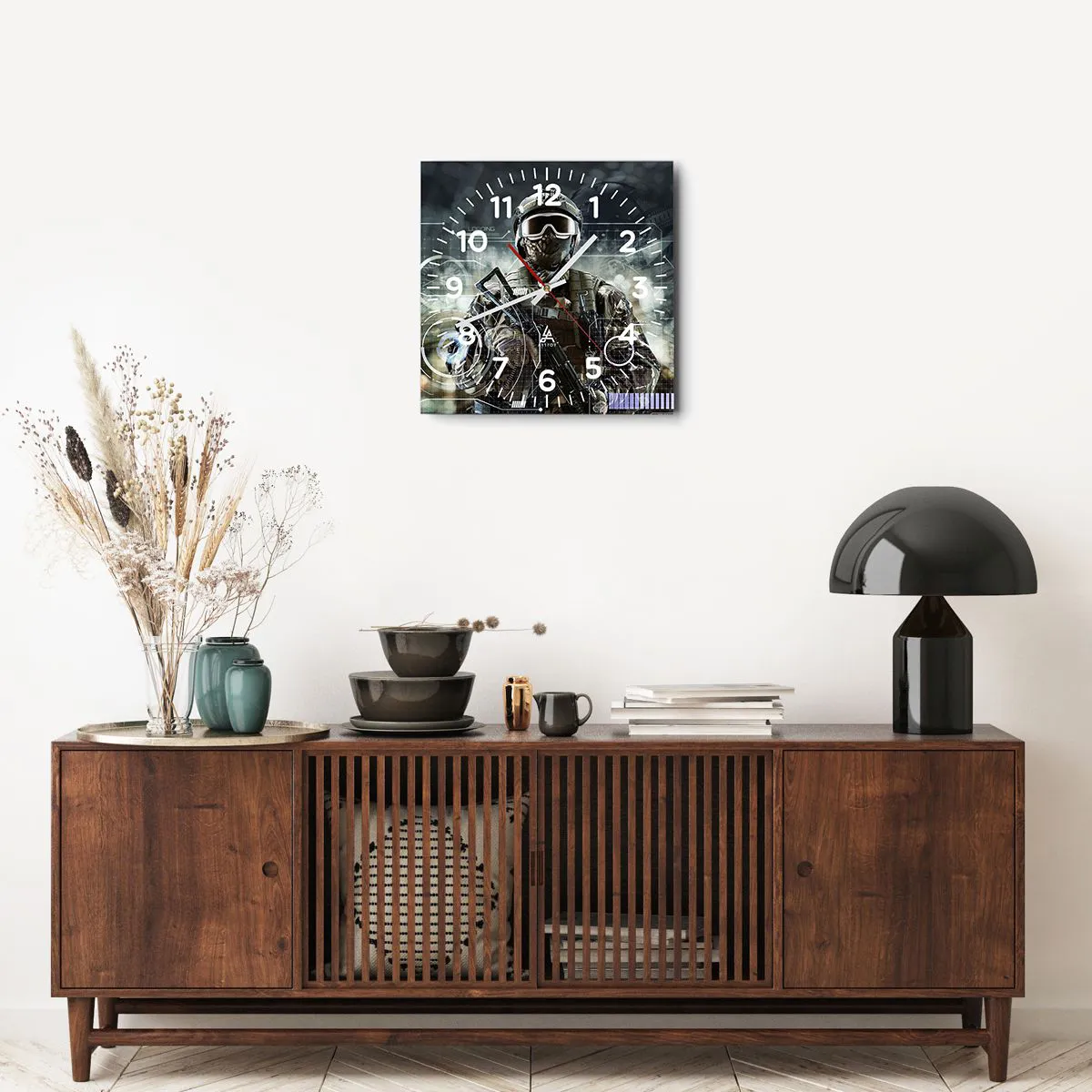 Falióra, Óra - Erő a köbön - 40x40 cm