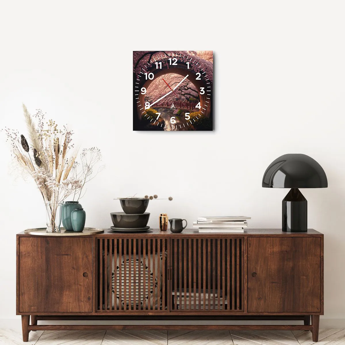 Falióra, Óra - Japán tavasz - 40x40 cm