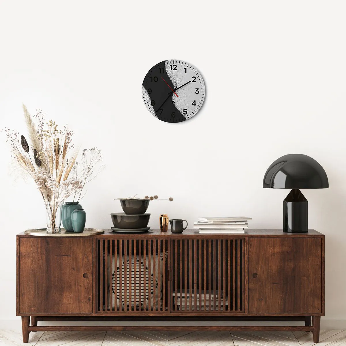 Nástěnné hodiny - Plynulá rovnováha - 30x30 cm