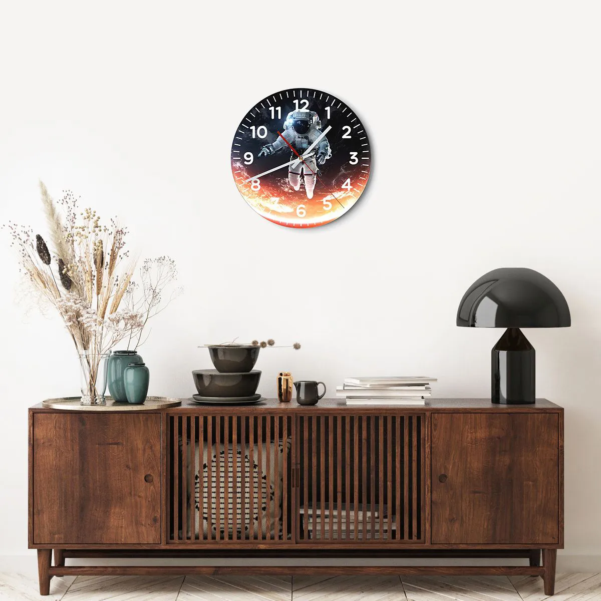 Vægur, Uret - Må jeg blive lidt længere? - 40x40 cm