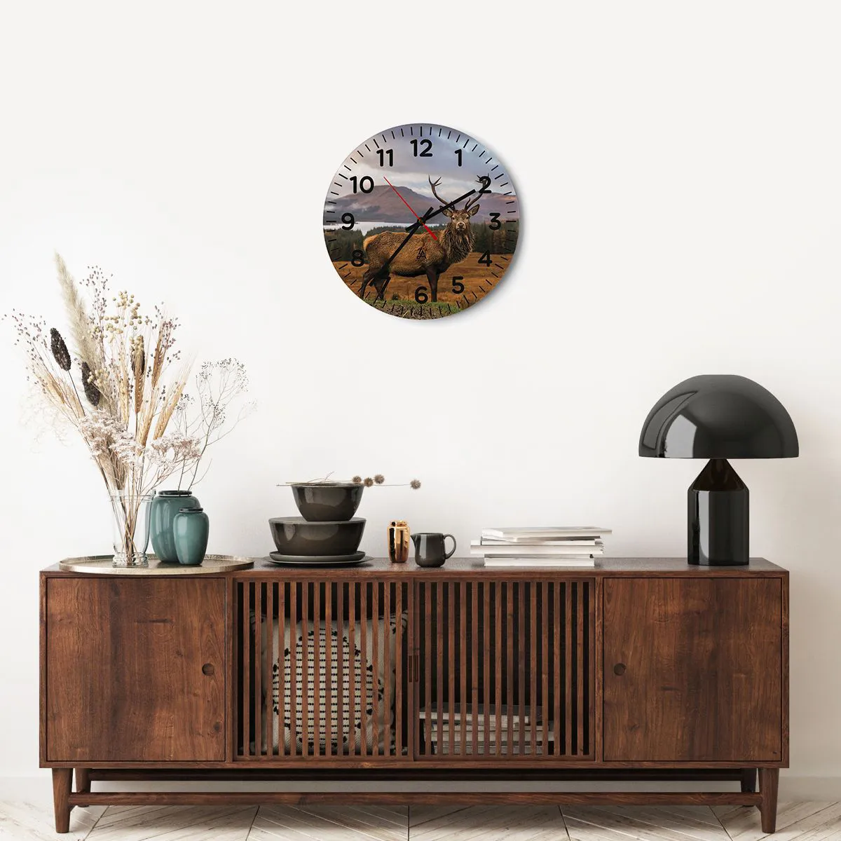 Vægur, Uret - Naturens majestæt - 40x40 cm