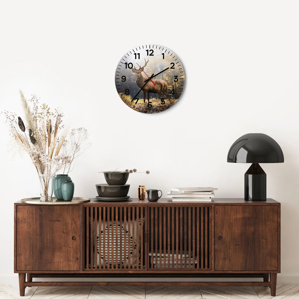 Horloge murale - Pendule murale - Toute sa majesté - 40x40 cm