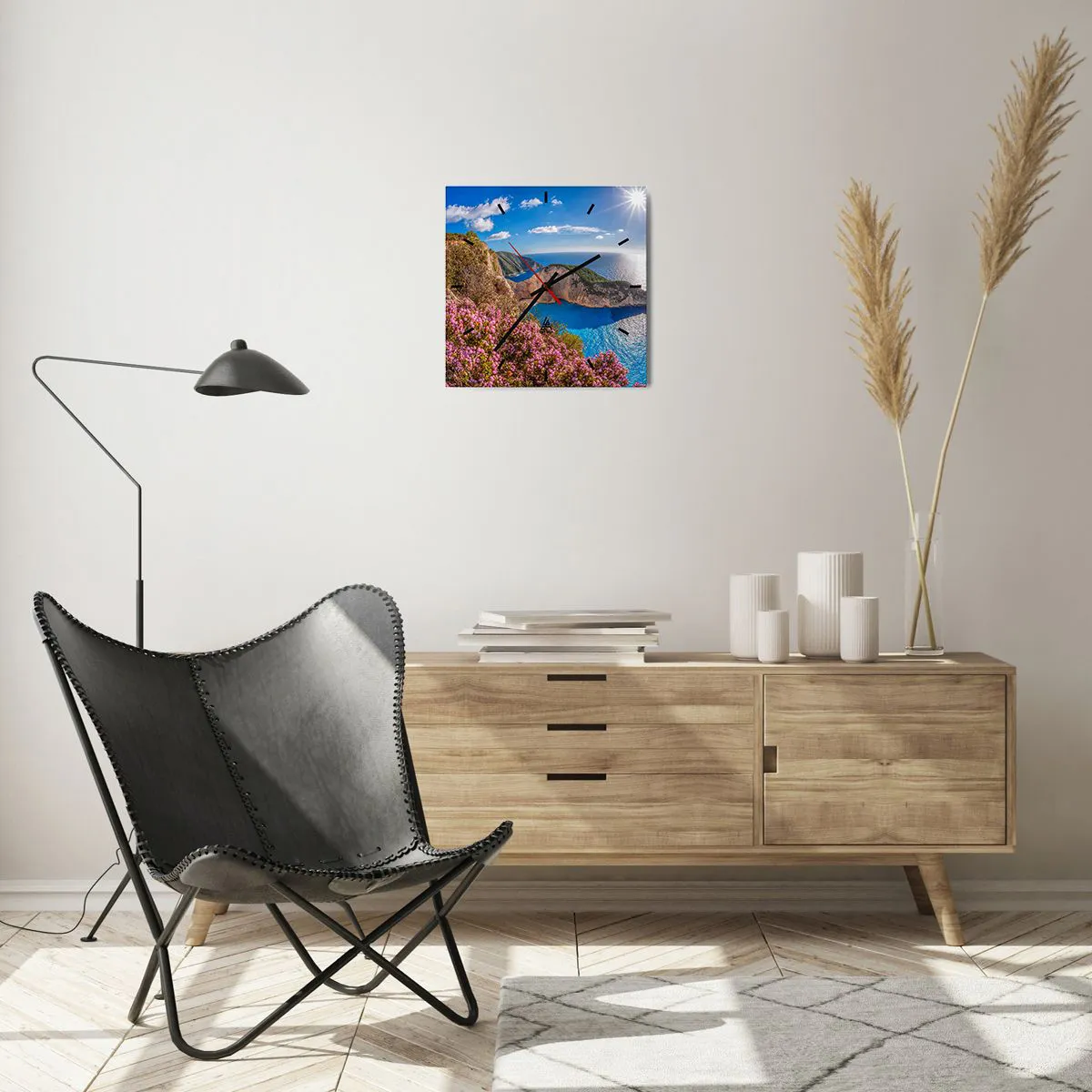 Nástěnné hodiny - Moje velké řecké prázdniny - 30x30 cm