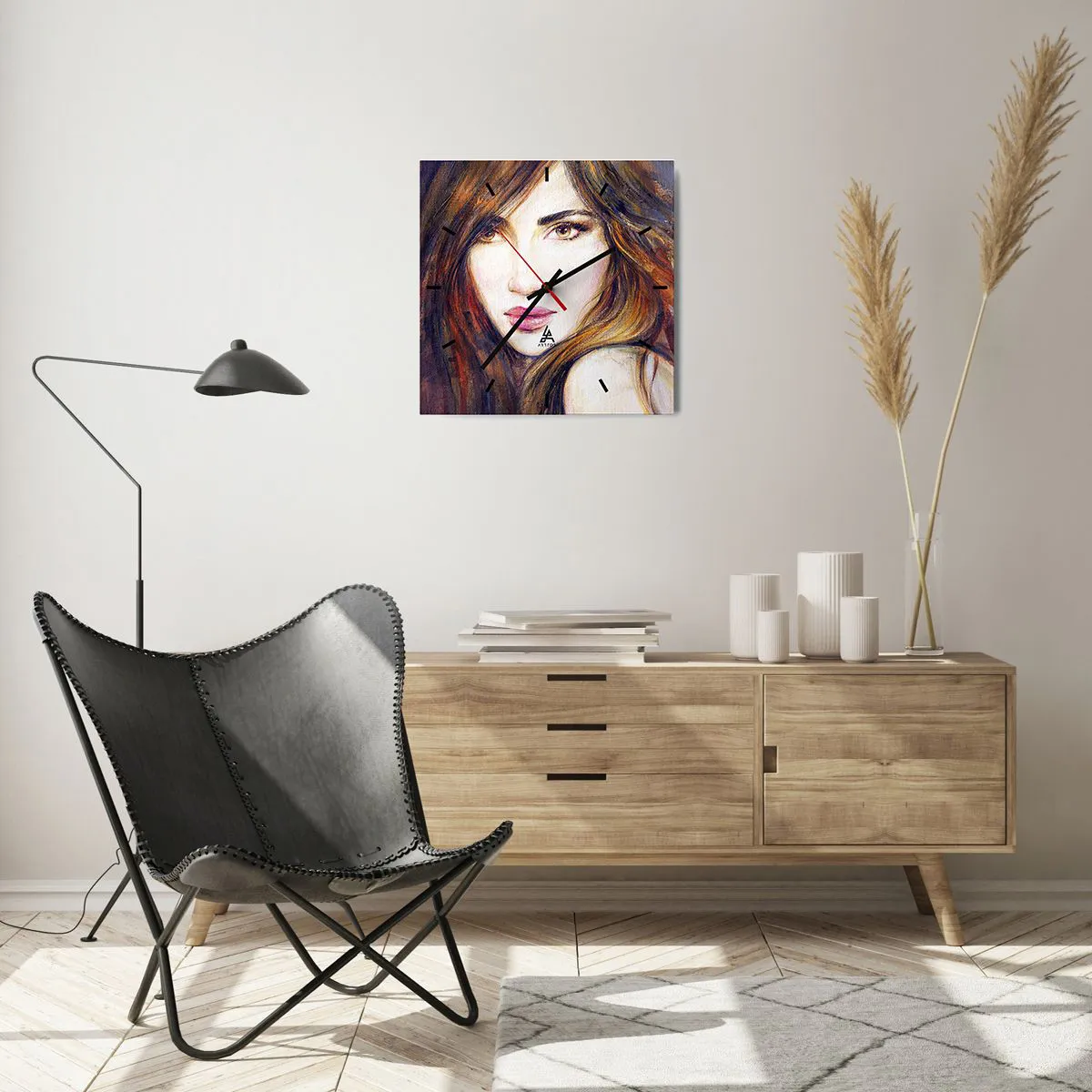 Nástěnné hodiny - Centík za tvé myšlenky - 40x40 cm