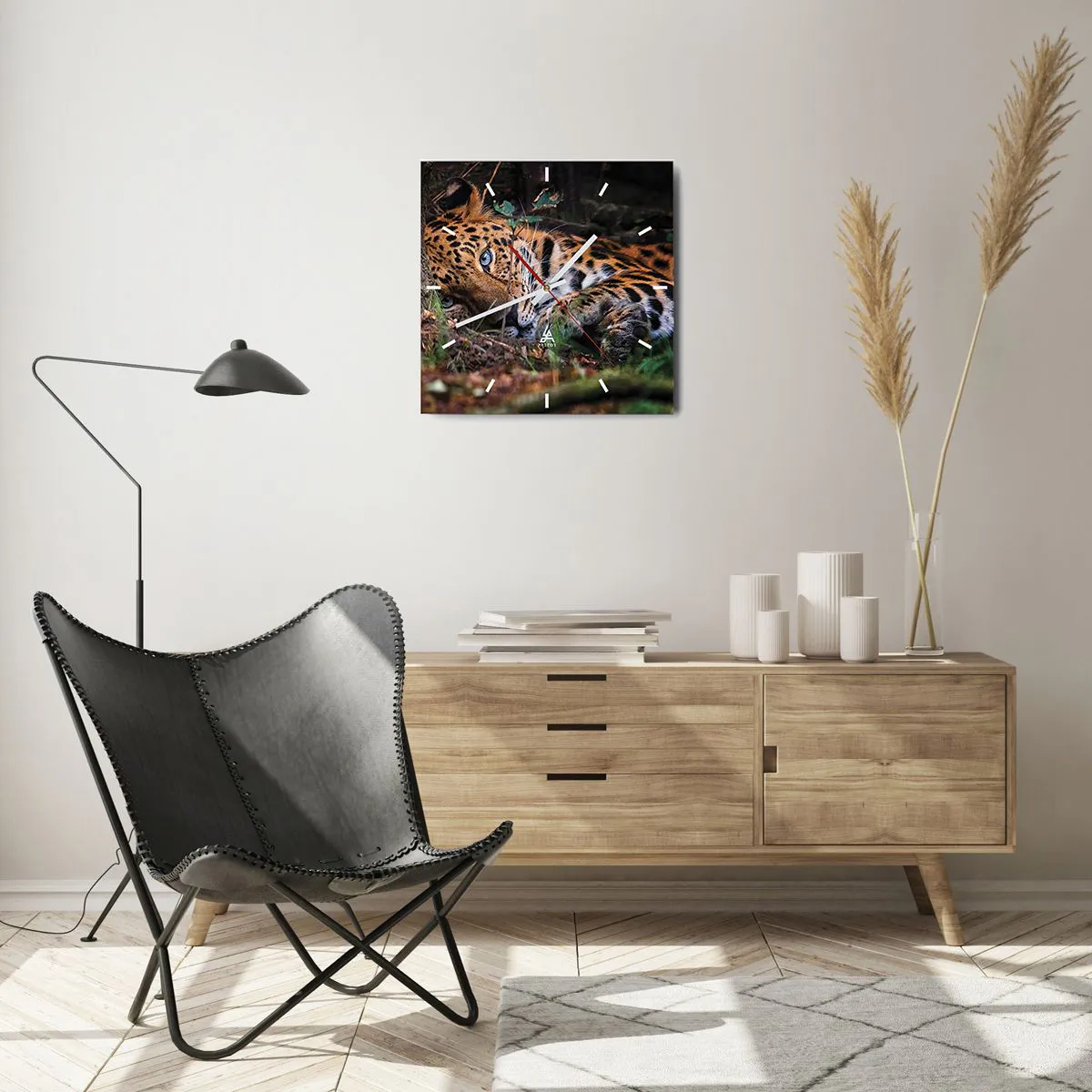 Ceas de perete - Ceas pe sticlă - Să ai încredere în mine - 40x40 cm