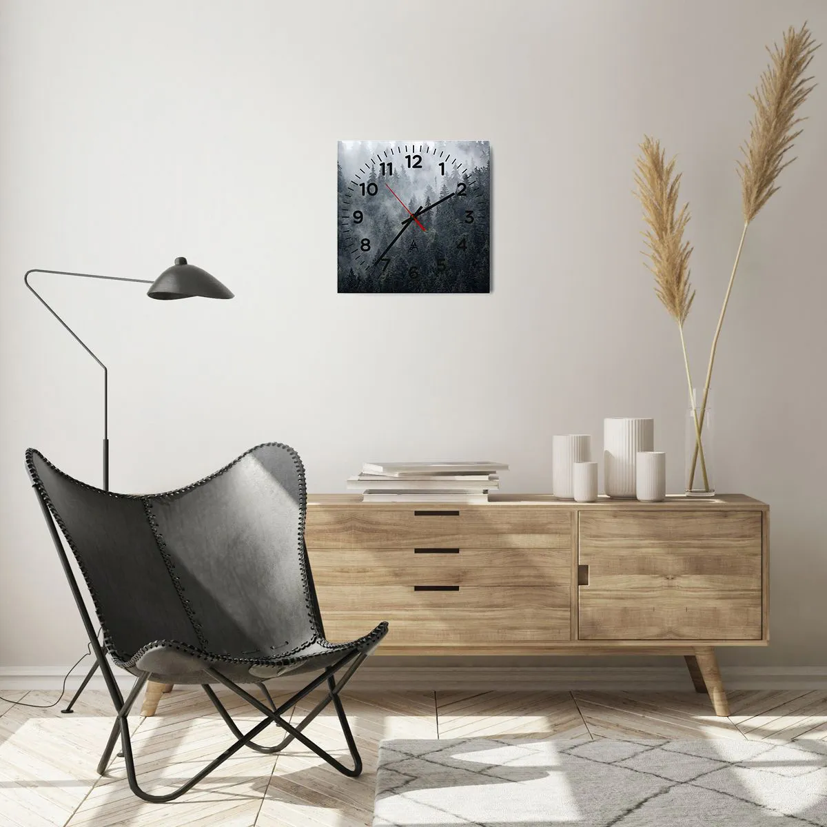 Wandklok - Klok - Bos dageraad - 30x30 cm