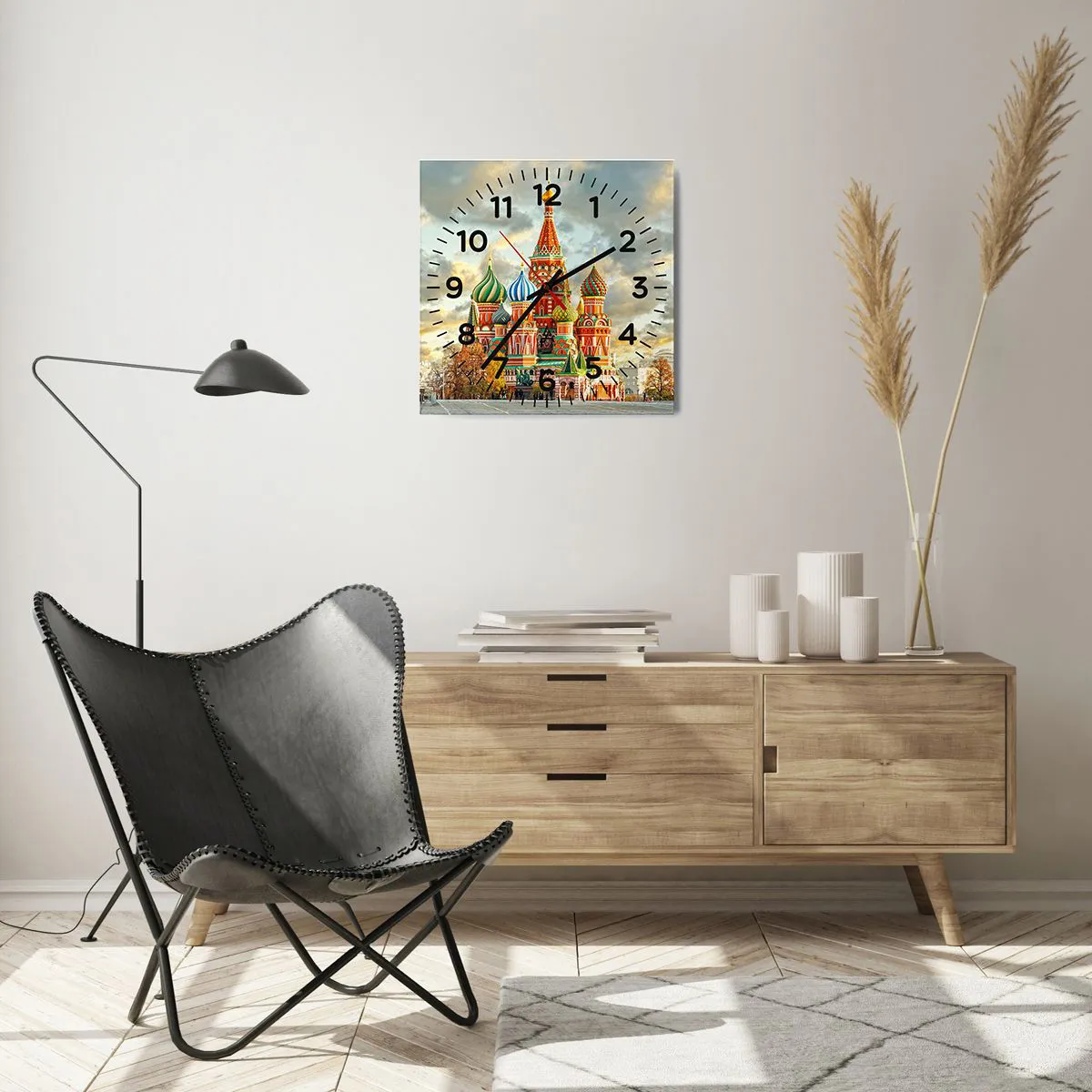 Wanduhr - Glasuhr - Selbst Disney würde nicht darauf kommen - 40x40 cm