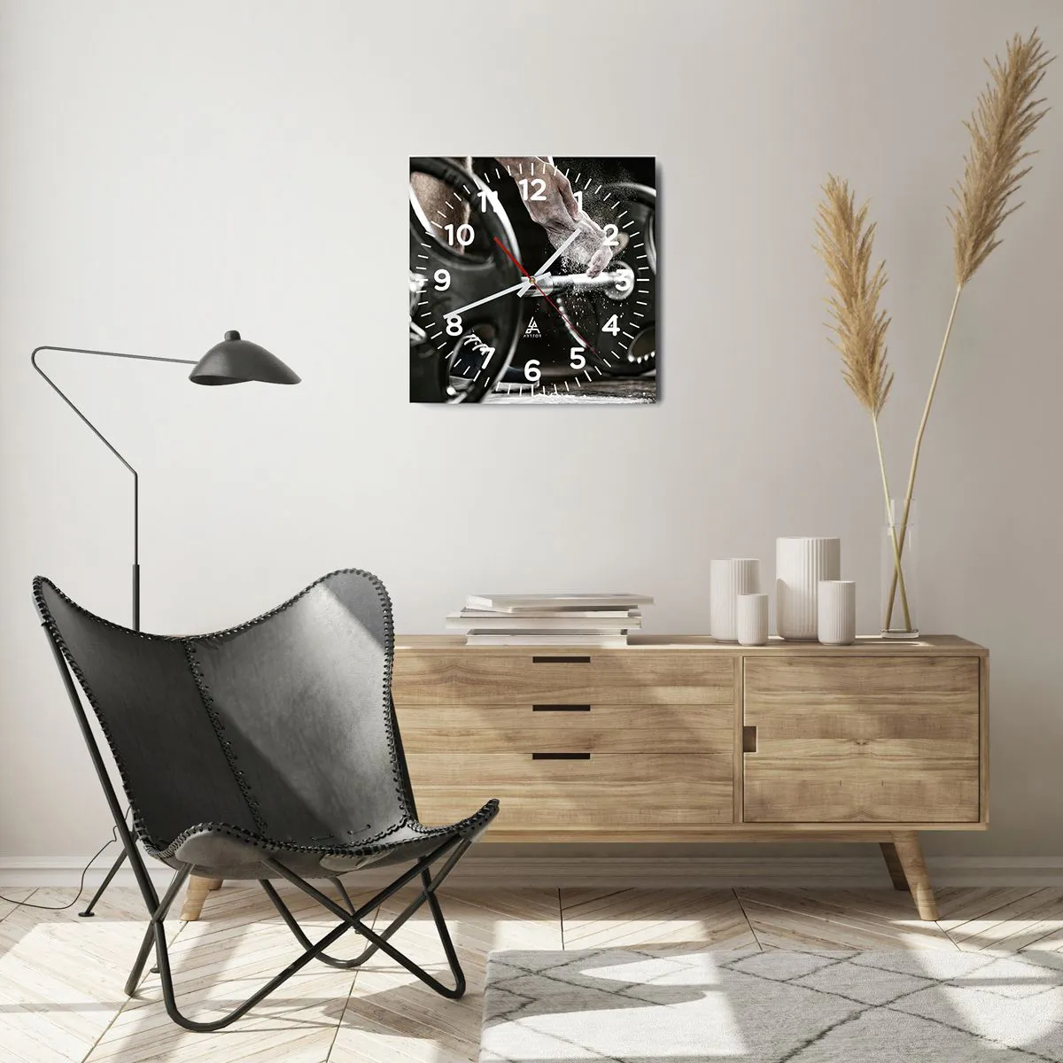 Nástěnné hodiny - Výzva přijatá! - 40x40 cm