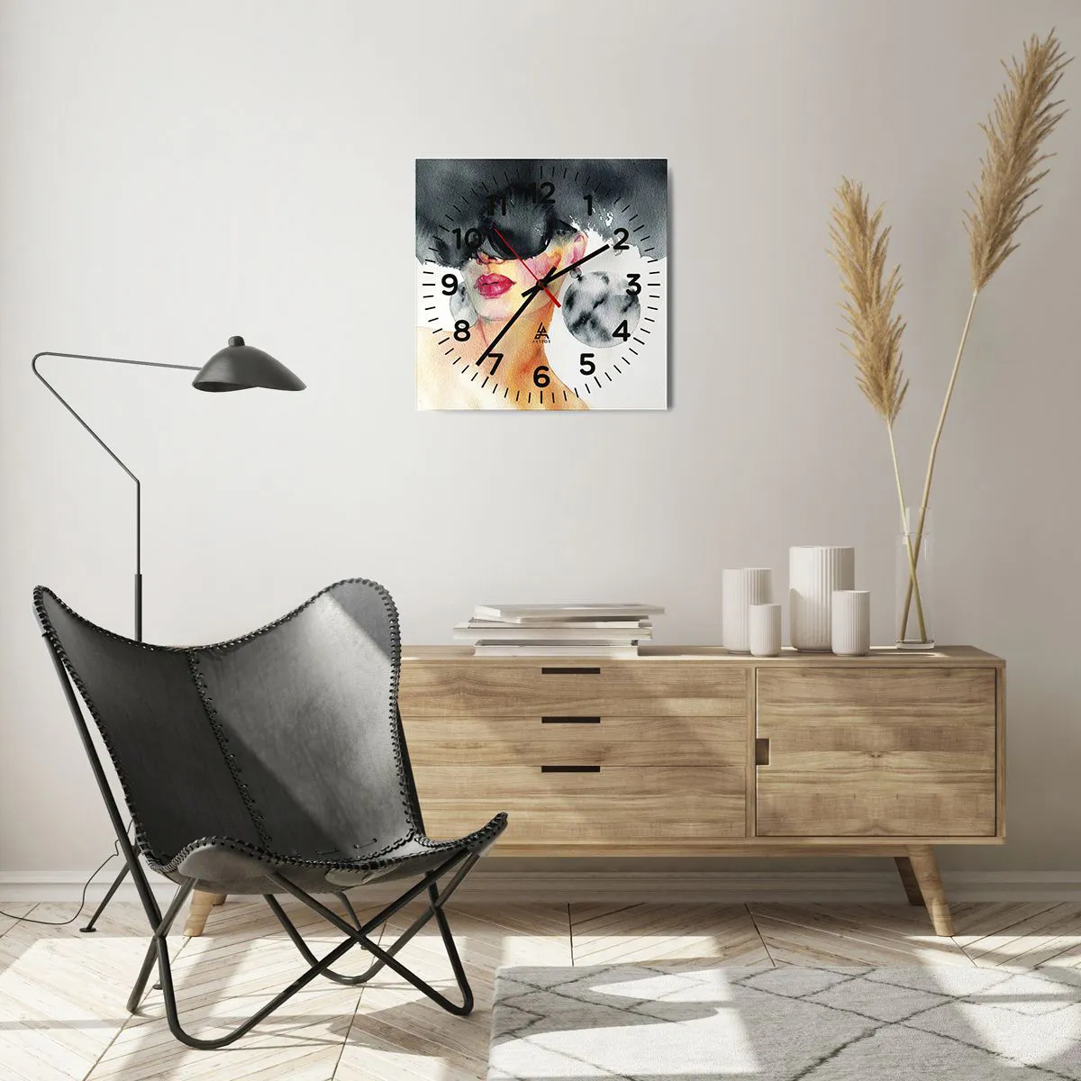 Falióra, Óra - Az elegancia titka - 40x40 cm