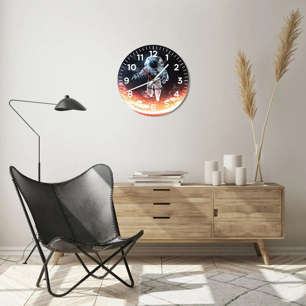 Vægur, Uret - Må jeg blive lidt længere? - 40x40 cm