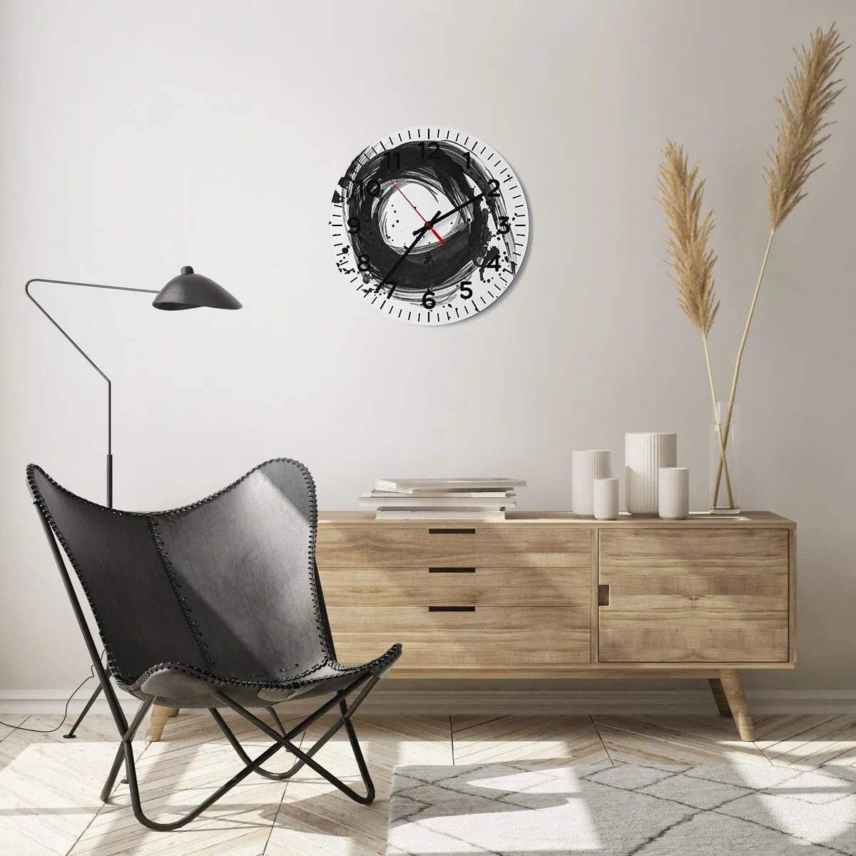 Falióra, Óra - A teremtés örvénye - 40x40 cm