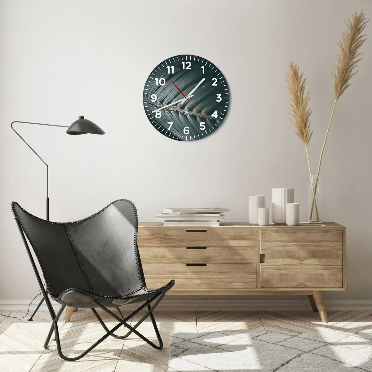 Vægur, Uret - Naturens præcision - 40x40 cm