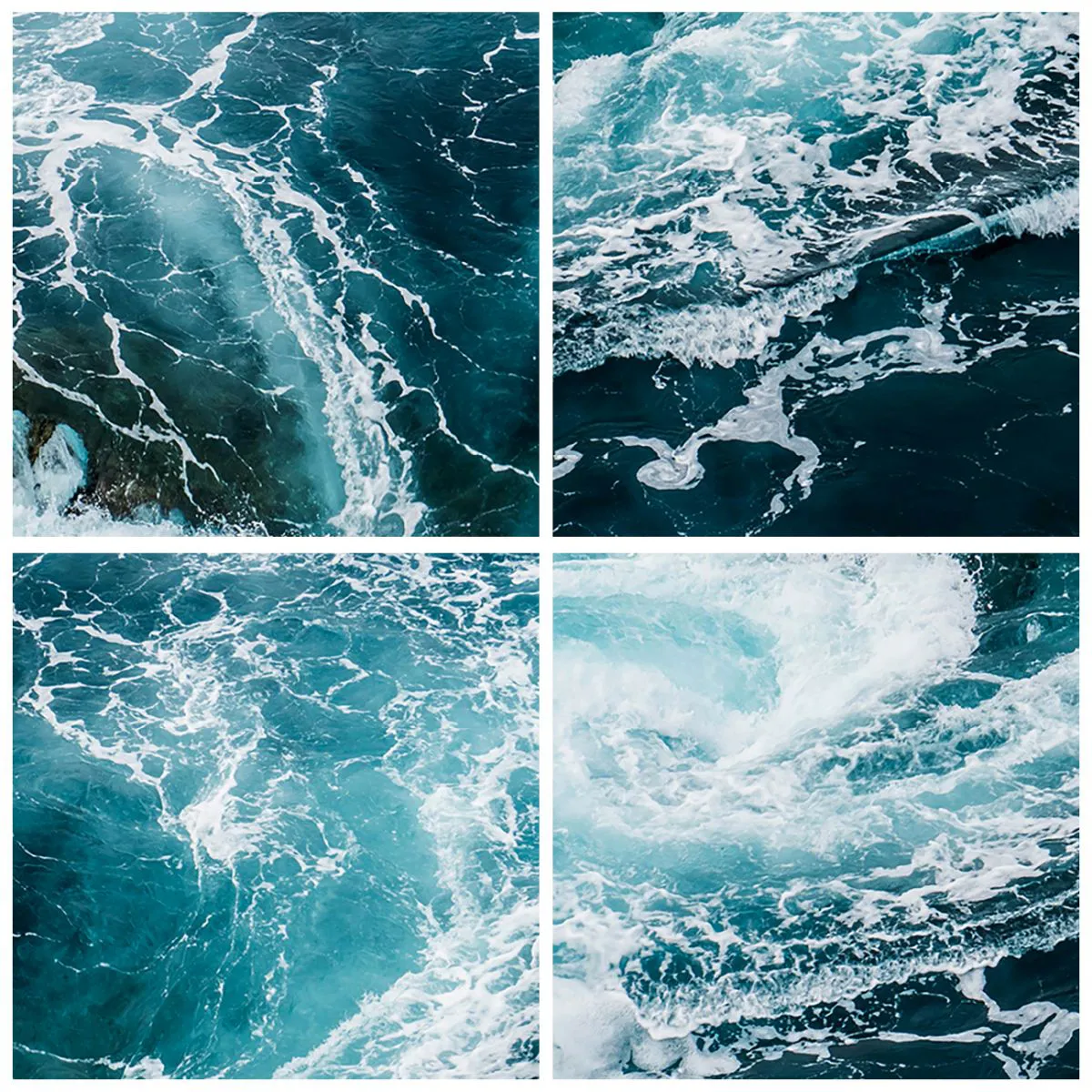 Relógio de parede - Relógio em vidro - Portões para o Interior da Terra - 40x40 cm