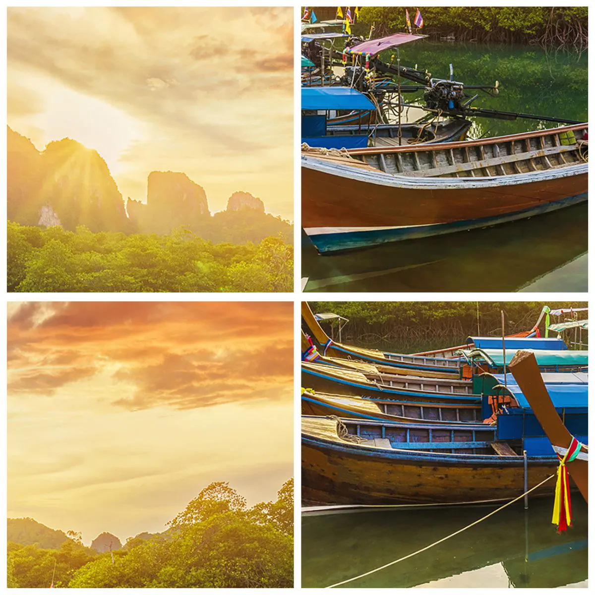 Wall clock - Clock on glass - At the Start of a Busy Day - 30x30 cm