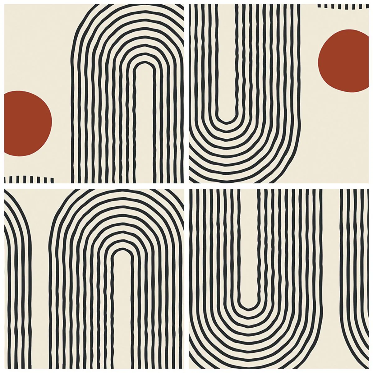 Nástěnné hodiny - Od začátku do konce - 30x30 cm