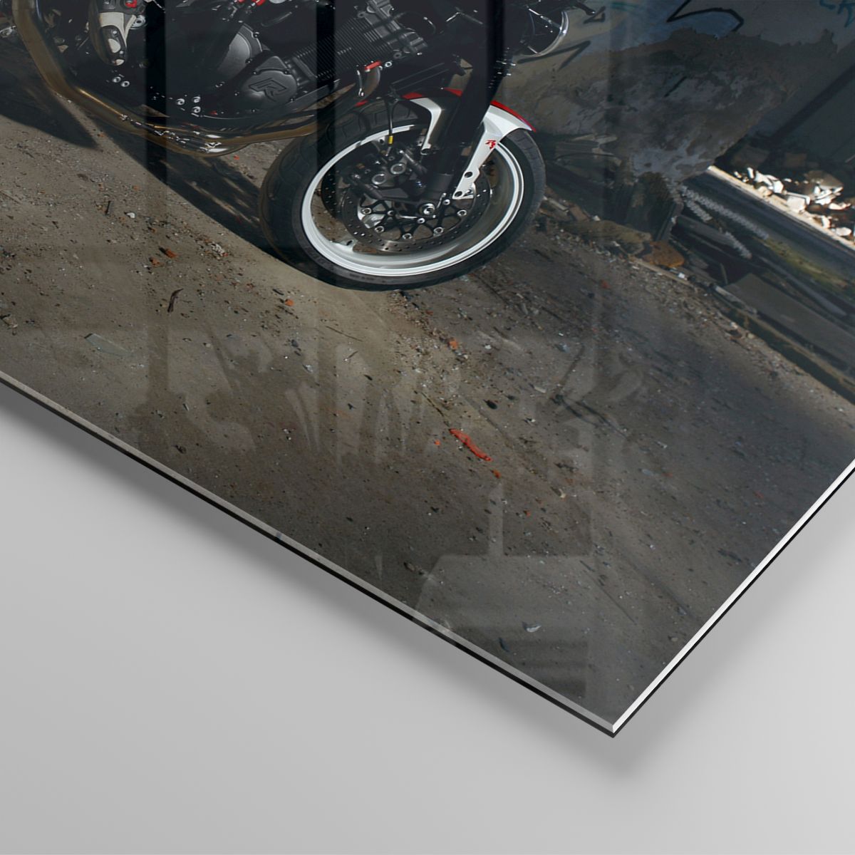 Impression sur Verre 150x100cm Tableaux Image Infographie 3d moderne