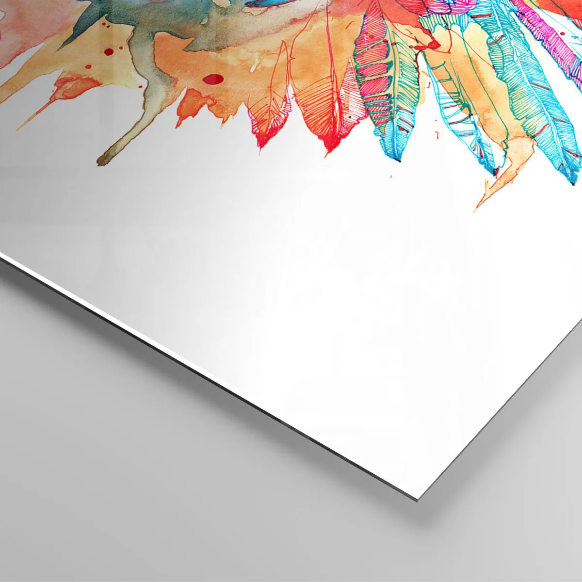 Tablou pe sticlă - . - 90x30 cm