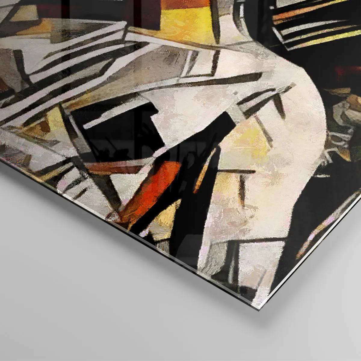 Tablou pe sticlă - Sărut statuar - 50x70 cm