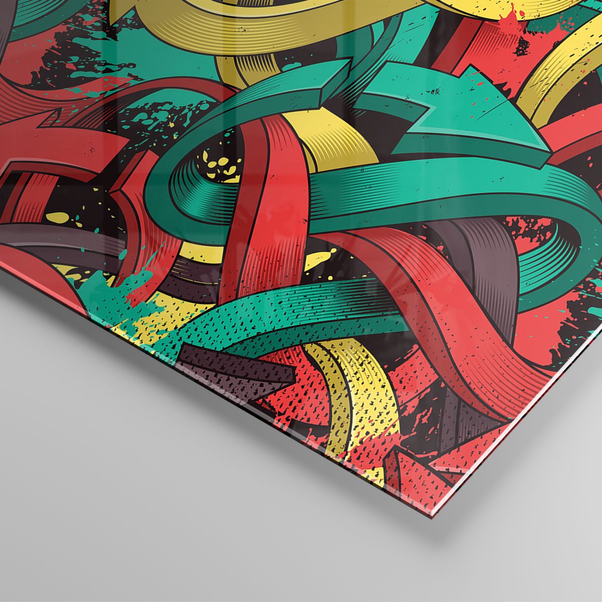 Quadro Su Tela Astratto 140x50cm - Decorazione Moderna Per Pareti - Foto 2