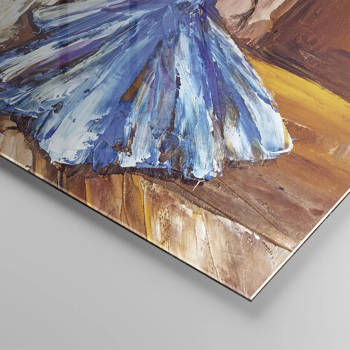 Schilderen op glas - Een dankbaar duo - 40x40 cm