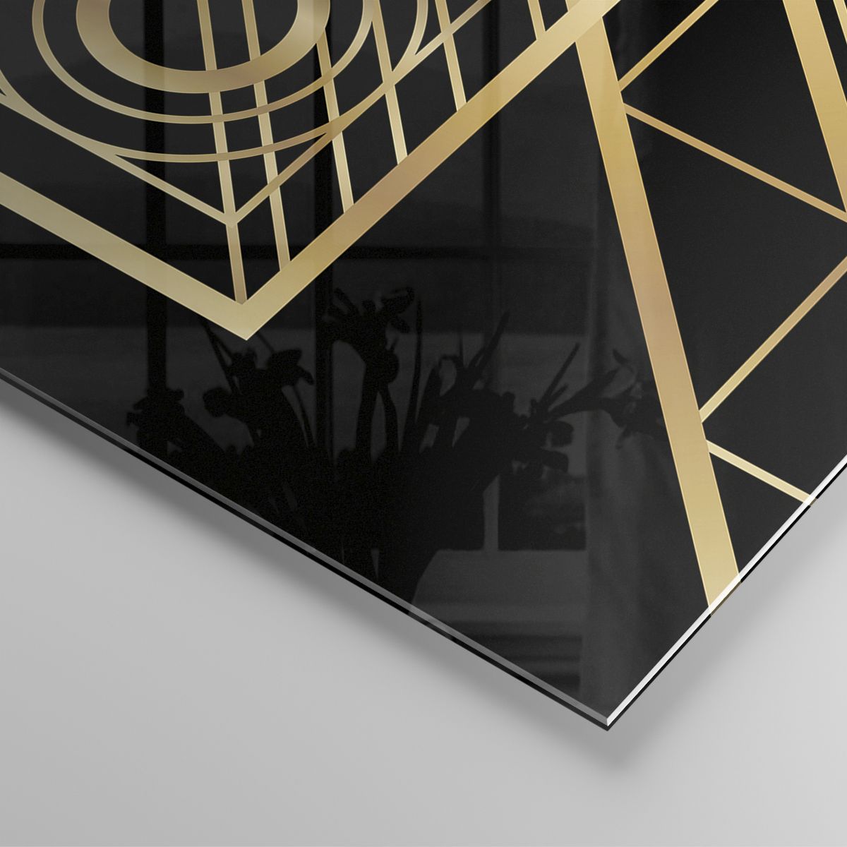 Impression sur Verre 125x70cm Tableaux Image Photo abstraction moderne