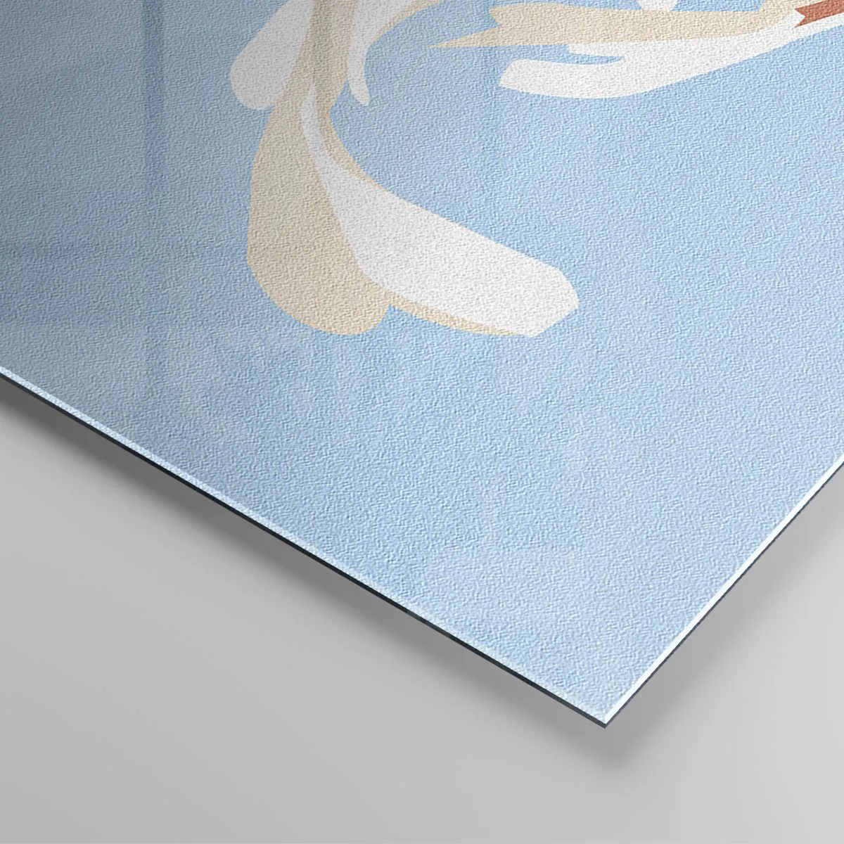 Impression sur verre - Image sur verre - Natation synchronisée spontanée - 80x120 cm