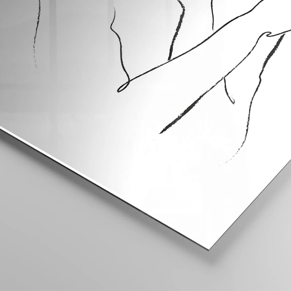 Üveg kép - Akt: érzéki misztérium - 80x120 cm