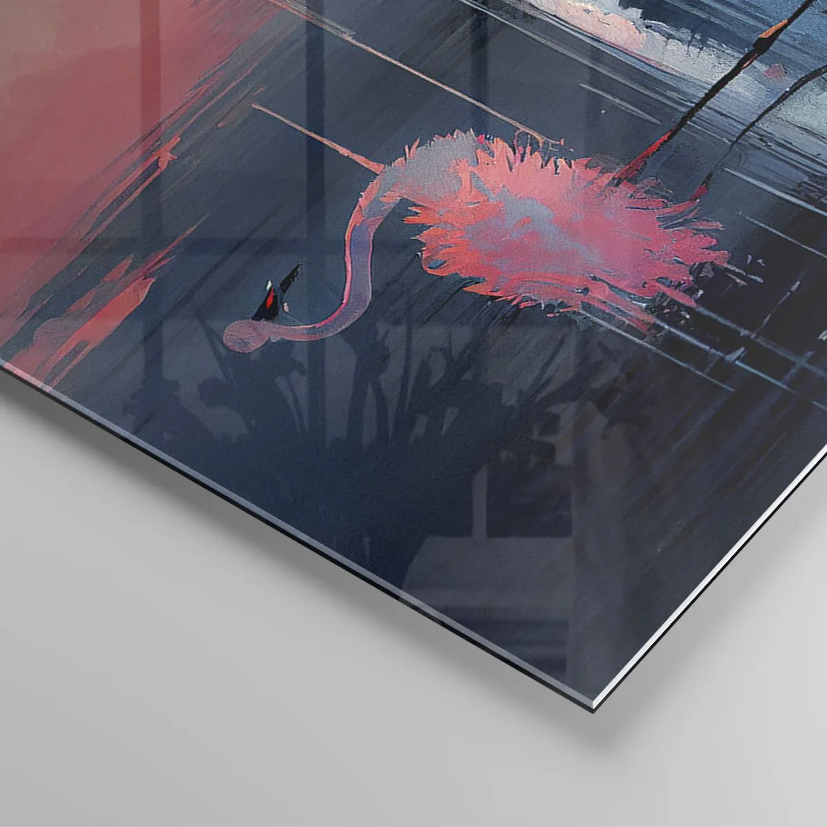 Glass picture - Bird Retreat - 80x120 cm