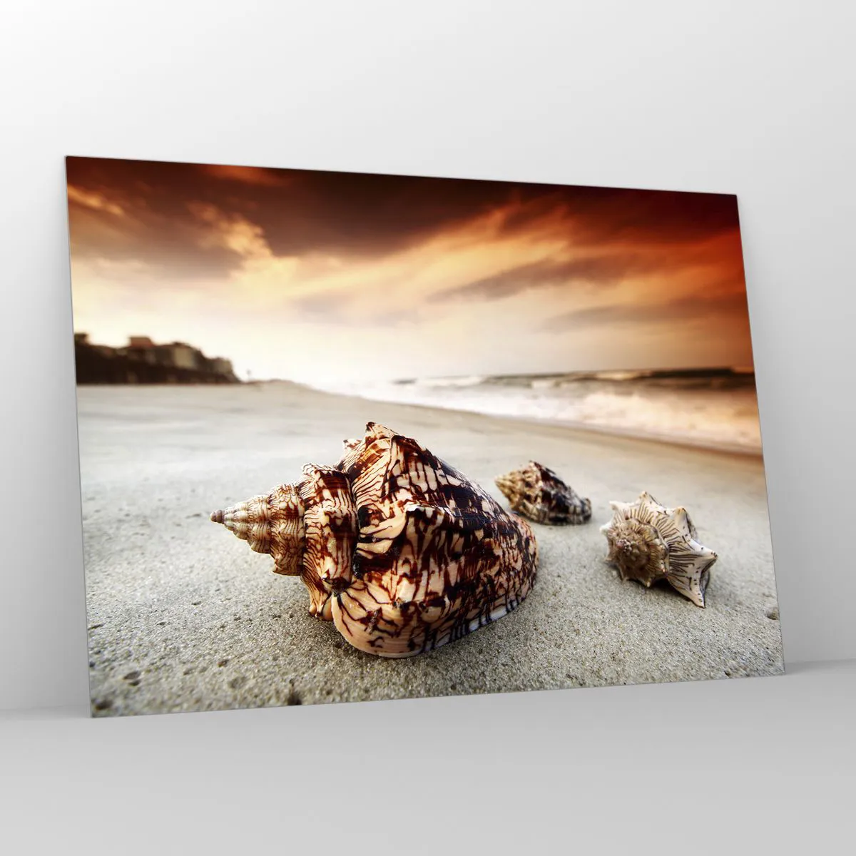 Glass picture - Expelled by Waves - 100x70 cm