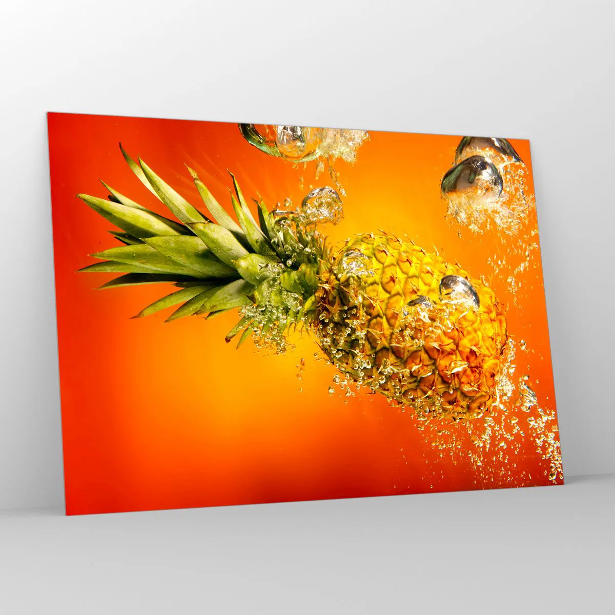 Glass picture - Tropical Juicy Freshness - 100x70 cm