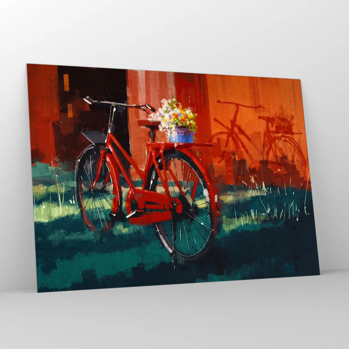 Üveg kép - I want to ride my bicycle - 100x70 cm