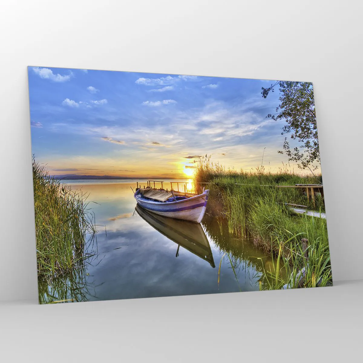 Tablou pe sticlă - Golfulețul viselor împlinite - 100x70 cm